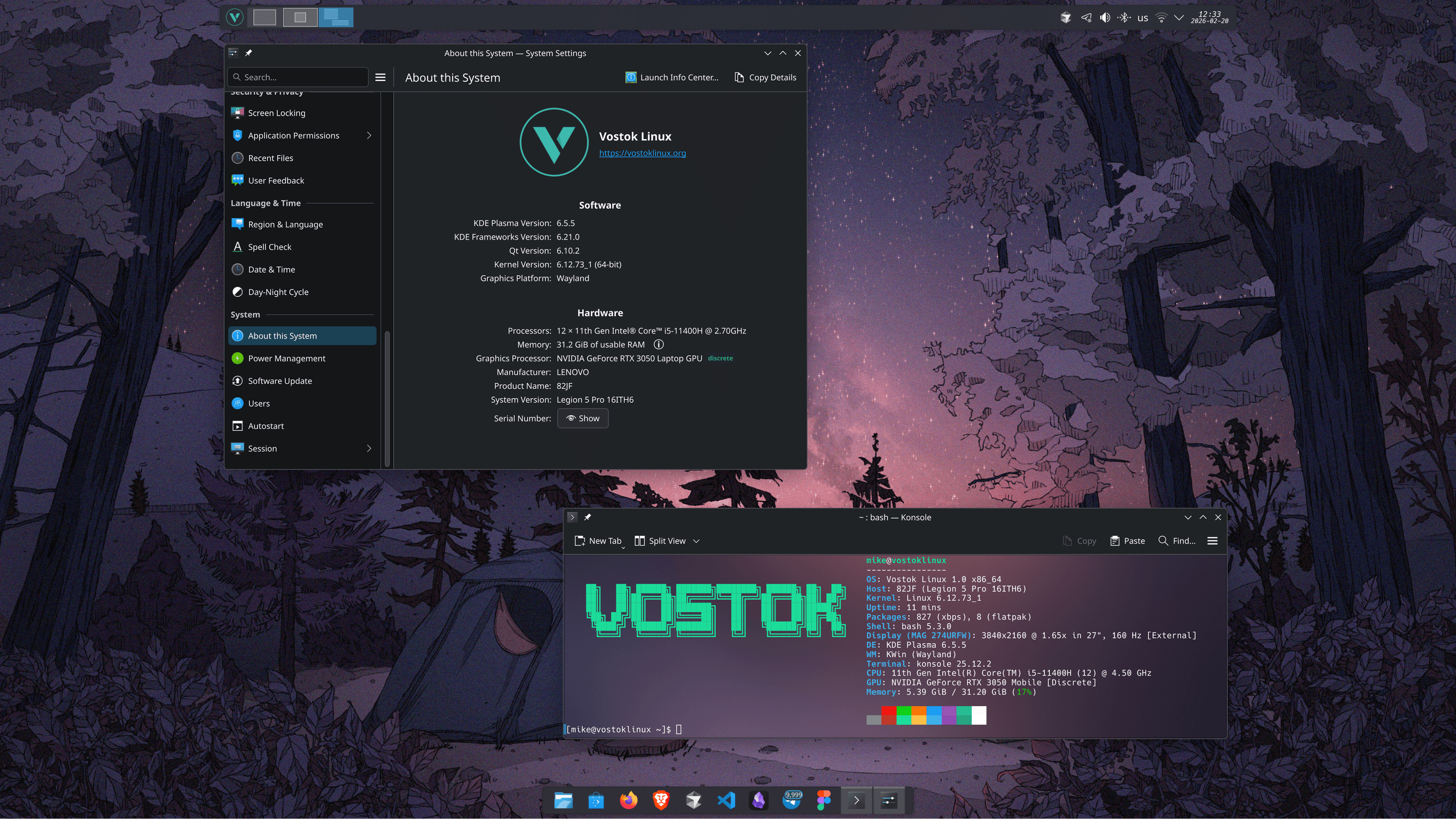 Vostok Linux Desktop